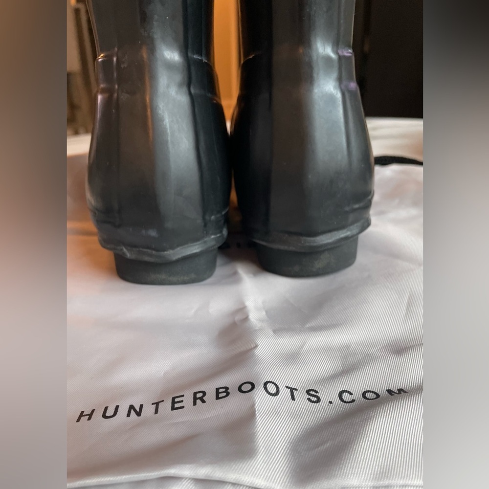 Hunter Women's Original Tall Matte Boots, Black, EU Size 38 - Picture 5 of 16
